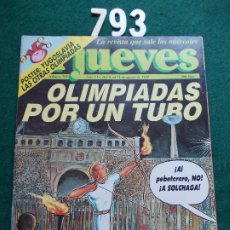 Coleccionismo de Revista El Jueves: REVISTA EL JUEVES Nº 793. Lote 172618108