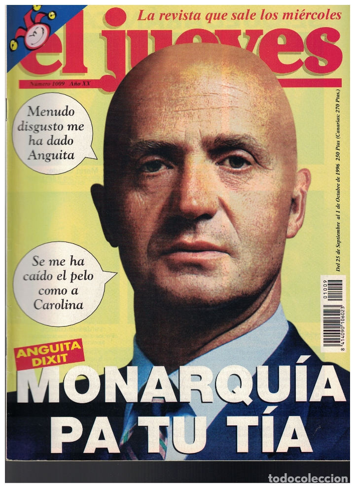 Sammeln von Zeitschriften El Jueves: (Y-123) - EL JUEVES N&ordm; 1009 - 1996 - CON POSTER