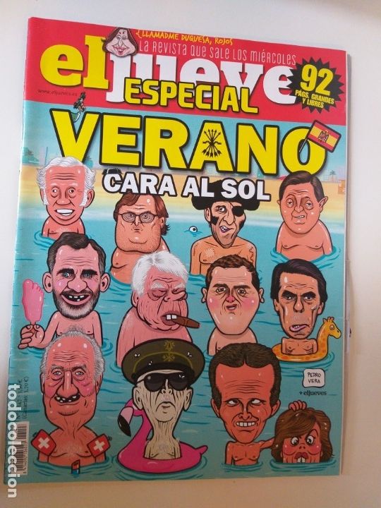 Colecionismo da Revista El Jueves: EL JUEVES - N&ordm; 2147 - ESPECIAL VERANO CARA AL SOL - AZNAR, FELIPE, JUAN CARLOS, INDA... 92 PAGINAS