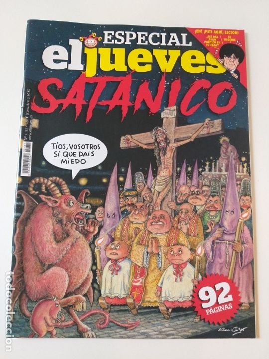 Colecionismo da Revista El Jueves: EL JUEVES - ESPECIAL SATANICO - N&ordm; 2131 - CARLES PUIGDEMONT - 92 P&Aacute;GINAS