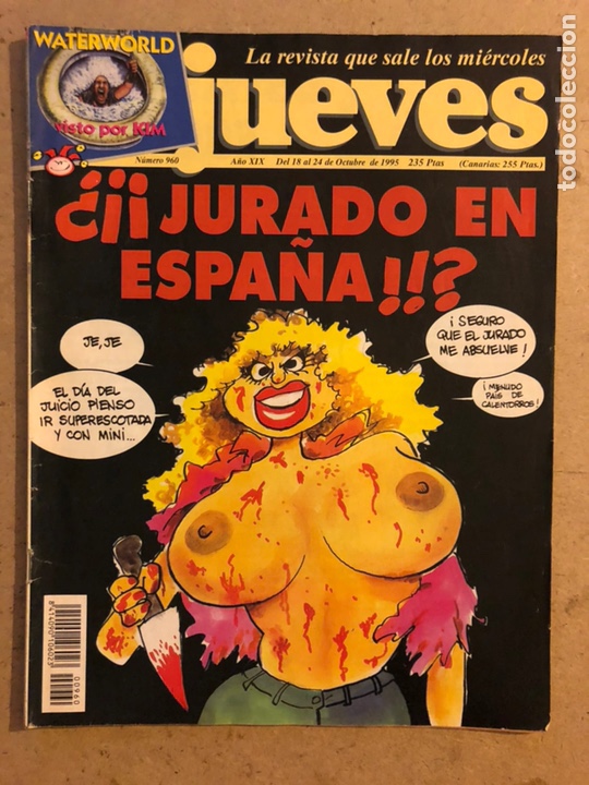 Collection Magazine El Jueves: EL JUEVES N&deg; 960 (OCTUBRE 1995). &iquest;JURADO EN ESPA&Ntilde;A?. INCLUYE POSTER.