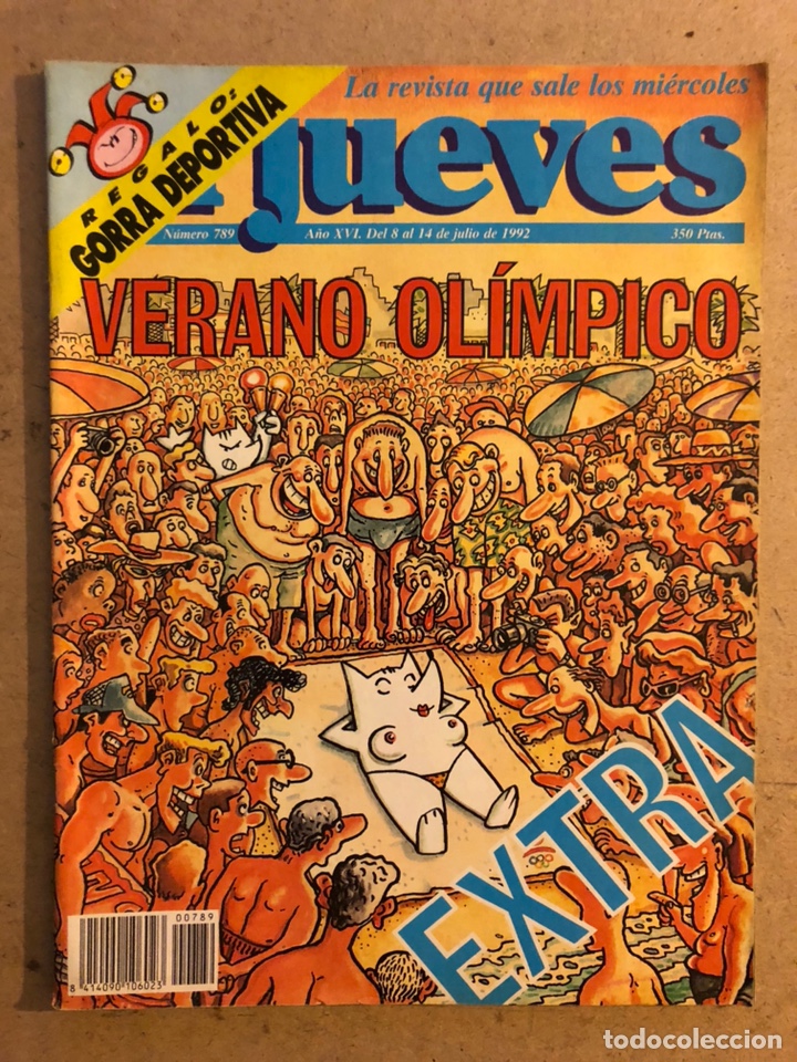 Coleccionismo de Revista El Jueves: EL JUEVES N&deg; 789 (JULIO 1992). EXTRA VERANO OL&Iacute;MPICO.
