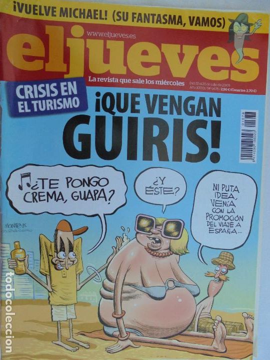 Coleccionismo de Revista El Jueves: REVISTA EL JUEVES - N&ordm; 1678 - JULIO 2009.