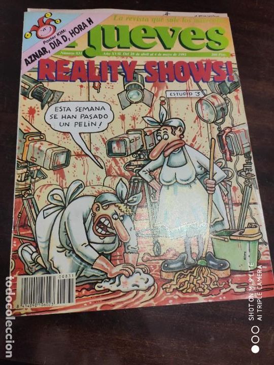 Collezionismo di Rivista El Jueves: REVISTA EL JUEVES N&ordm; 831 A&Ntilde;O 1993