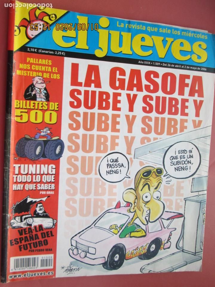 Collezionismo di Rivista El Jueves: REVISTA EL JUEVES N&ordm; 1.509 MAYO 2006.