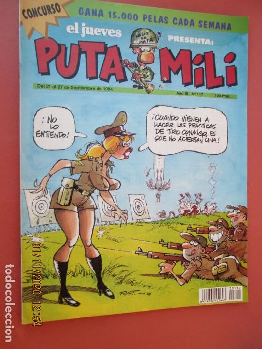 Collezionismo di Rivista El Jueves: REVISTA EL JUEVES N&ordm; 117 1994
