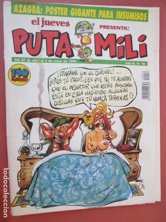 Collezionismo di Rivista El Jueves: REVISTA EL JUEVES N&ordm; 96 1994