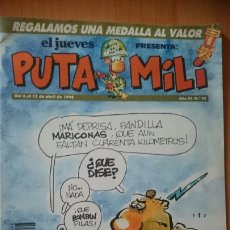 Coleccionismo de Revista El Jueves: REVISTA HISTORIAS DE LA PUTA MILI,, EL JUEVES NÚMERO 93 , AÑO 1994. Lote 209357881