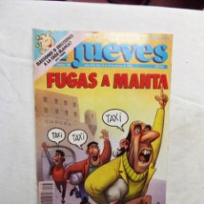 Collectionnisme de Magazine El Jueves: REVISTA EL JUEVES Nº 768 FEBRERO 1992 FUGAS A MANTA. Lote 238061520