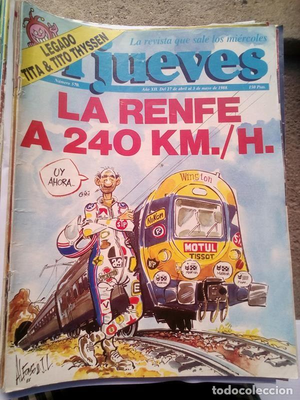 Coleccionismo de Revista El Jueves: 3 revistas El Jueves año 1988 - Foto 1 - 300224738