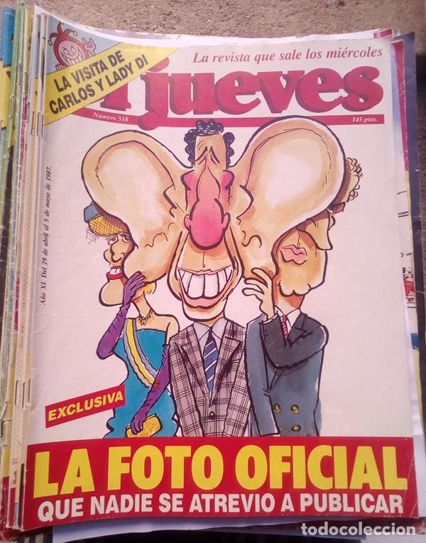 Coleccionismo de Revista El Jueves: 3 revistas El Jueves año 1987 - Foto 1 - 300225558