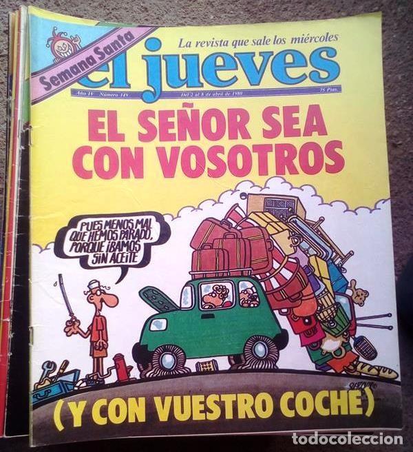 Coleccionismo de Revista El Jueves: 16 Revistas el Jueves del año 1980 - Foto 3 - 300940428