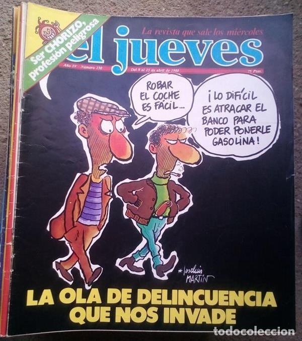 Coleccionismo de Revista El Jueves: 16 Revistas el Jueves del año 1980 - Foto 4 - 300940428