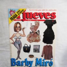 Coleccionismo de Revista El Jueves: REVISTA EL JUEVES Nº 597 NOVIEMBRE DE 1988 BARBY MIRO Y SU VESTIDITOS. Lote 313559963