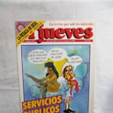Coleccionismo de Revista El Jueves: REVISTA EL JUEVES Nº 593 OCTUBRE DE 1988 SERVICIOS PUBLICOS. Lote 313560758