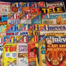 Coleccionismo de Revista El Jueves: LOTE DE 21 REVISTAS EL JUEVES DE 2000 Y 2001. Lote 313570248