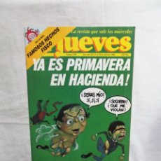 Coleccionismo de Revista El Jueves: REVISTA EL JUEVES Nº 568 ABRIL DE 1988 YA ES PRIMAVERA EN HACIENDA. Lote 313716523