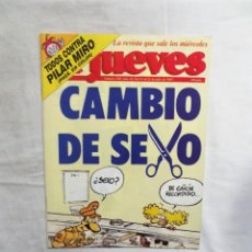 Coleccionismo de Revista El Jueves: REVISTA EL JUEVES Nº 529 JULIO DE 1987 CAMBIO SEXO. Lote 313716783
