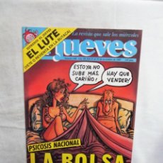 Coleccionismo de Revista El Jueves: REVISTA EL JUEVES Nº 546 NOVIEMBRE DE 1987 LA BOLSA. Lote 313719313