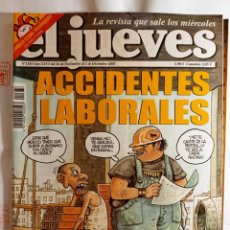 Coleccionismo de Revista El Jueves: EL JUEVES ACCIDENTES LABORALES Nº 1383 DICIEMBRE 2003. Lote 322578513