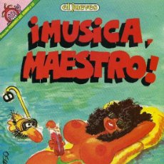 Coleccionismo de Revista El Jueves: PENDONES Nº 59 - MUSICA MAESTRO. Lote 323001568