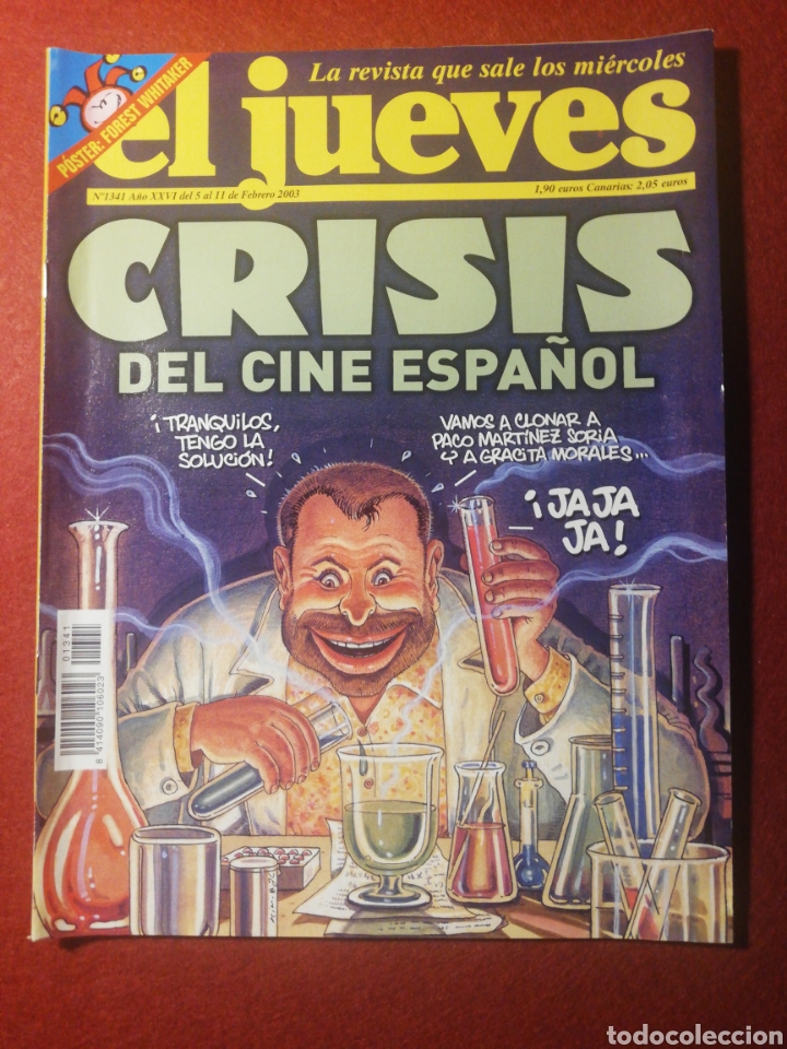 Sammeln von Zeitschriften El Jueves: Revista El Jueves N&deg;1341 Crisis del Cine Espa&ntilde;ol 2003