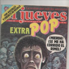 Coleccionismo de Revista El Jueves: EL JUEVES - Nº 384 - EXTRA POP - INCLUYE LAS POSTALES Y CARNETS DE REGALO . 1984 -B1. Lote 364307926