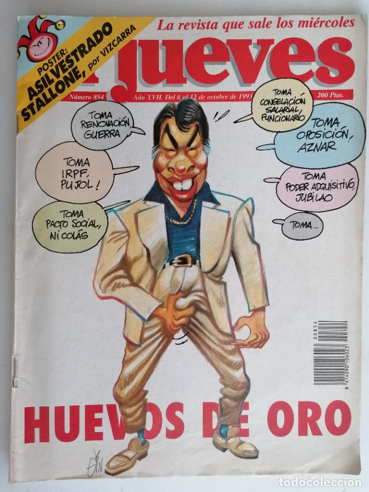 Sammeln von Zeitschriften El Jueves: EL JUEVES N&ordm; 854, HUEVOS DE ORO