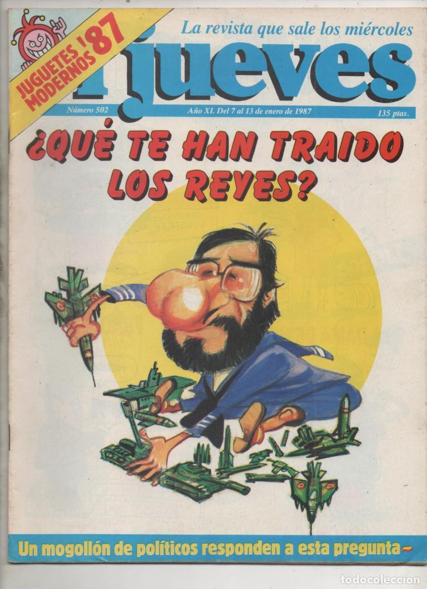 Collectionnisme de Magazine El Jueves: EL JUEVES N&ordm;502 . 1987 -C4