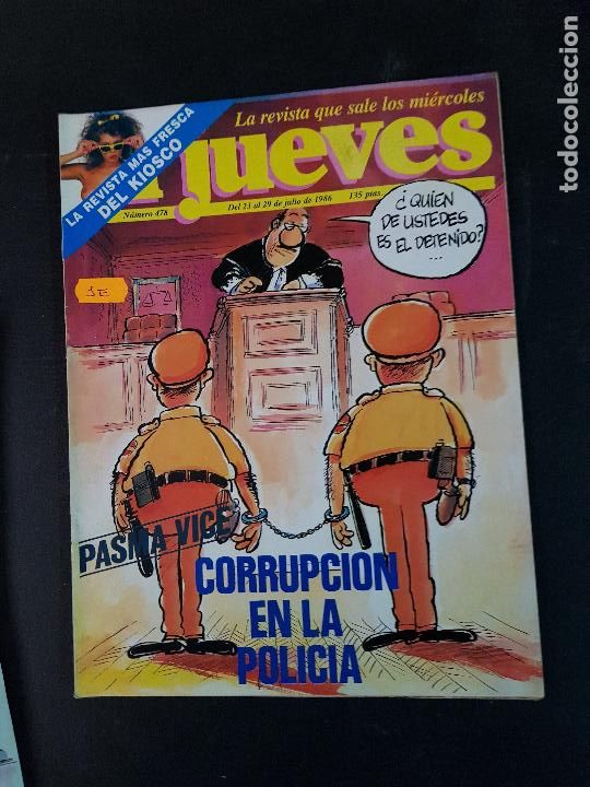 Collectionnisme de Magazine El Jueves: EL JUEVES N&ordm;478 DE 1986