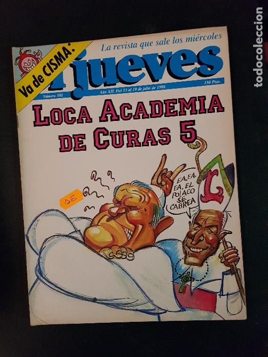 Coleccionismo de Revista El Jueves: EL JUEVES N&ordm;581 DE 1988