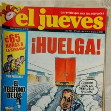 Coleccionismo de Revista El Jueves: ¡HUELGA! REVISTA EL JUEVES DE 18/06/2008