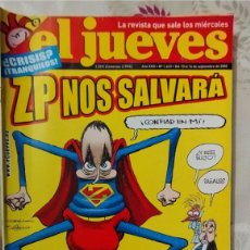 Coleccionismo de Revista El Jueves: ZP NOS SALVARA REVISTA EL JUEVES DE 10/09/2007