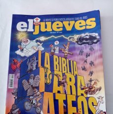 Coleccionismo de Revista El Jueves: EL JUEVES Nº 2397 , LA BÍBLIA PARA ATEOS.