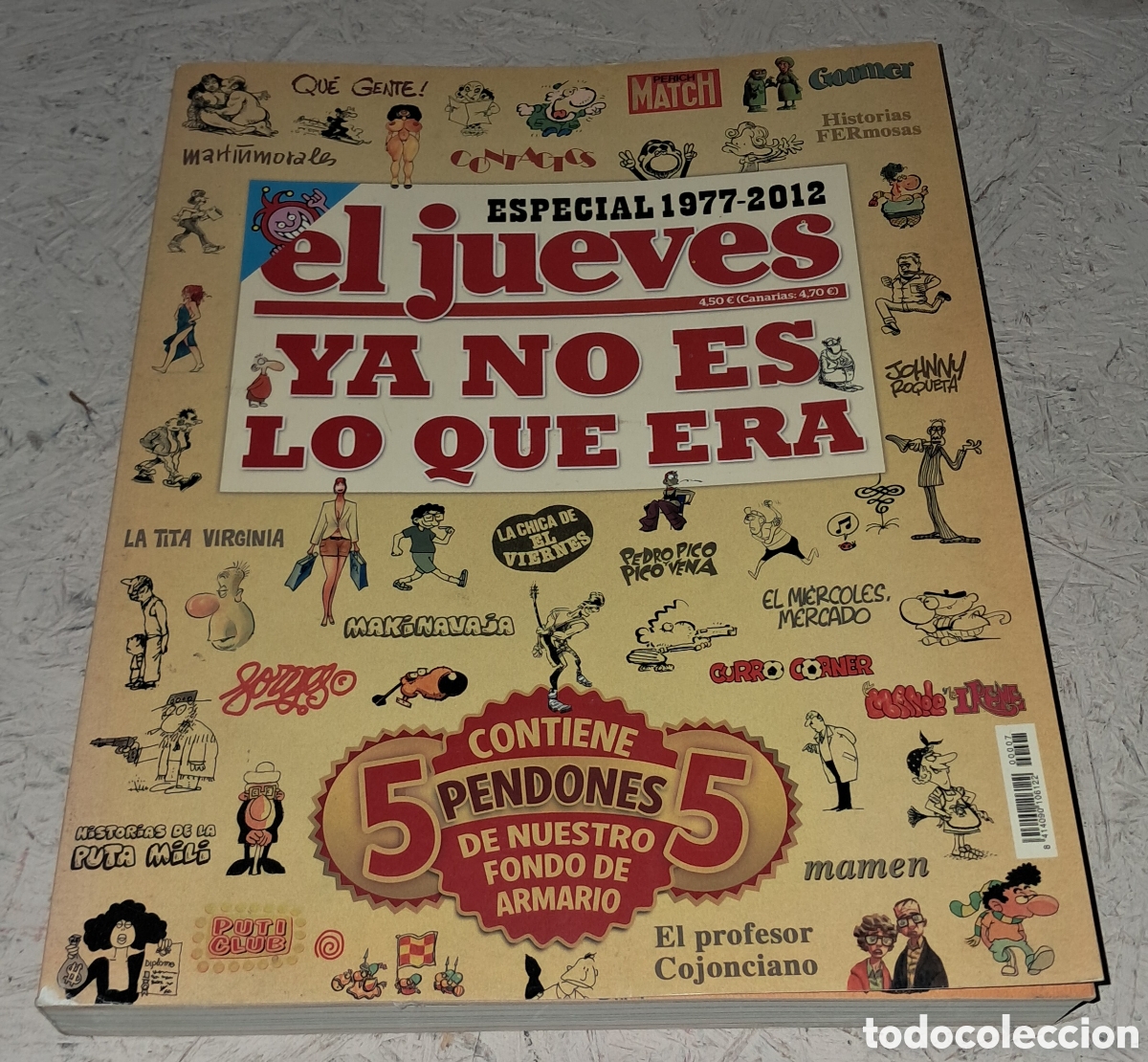 Coleccionismo de Revista El Jueves: N&uacute;mero especial de la revista de humor sat&iacute;rico espa&ntilde;ola El Jueves, titulado &rdquo;Especial 1977-2012