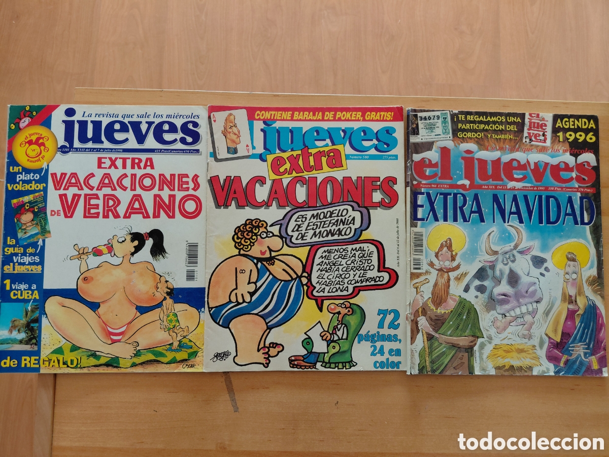 Coleccionismo de Revista El Jueves: Lote 3 extras de El jueves