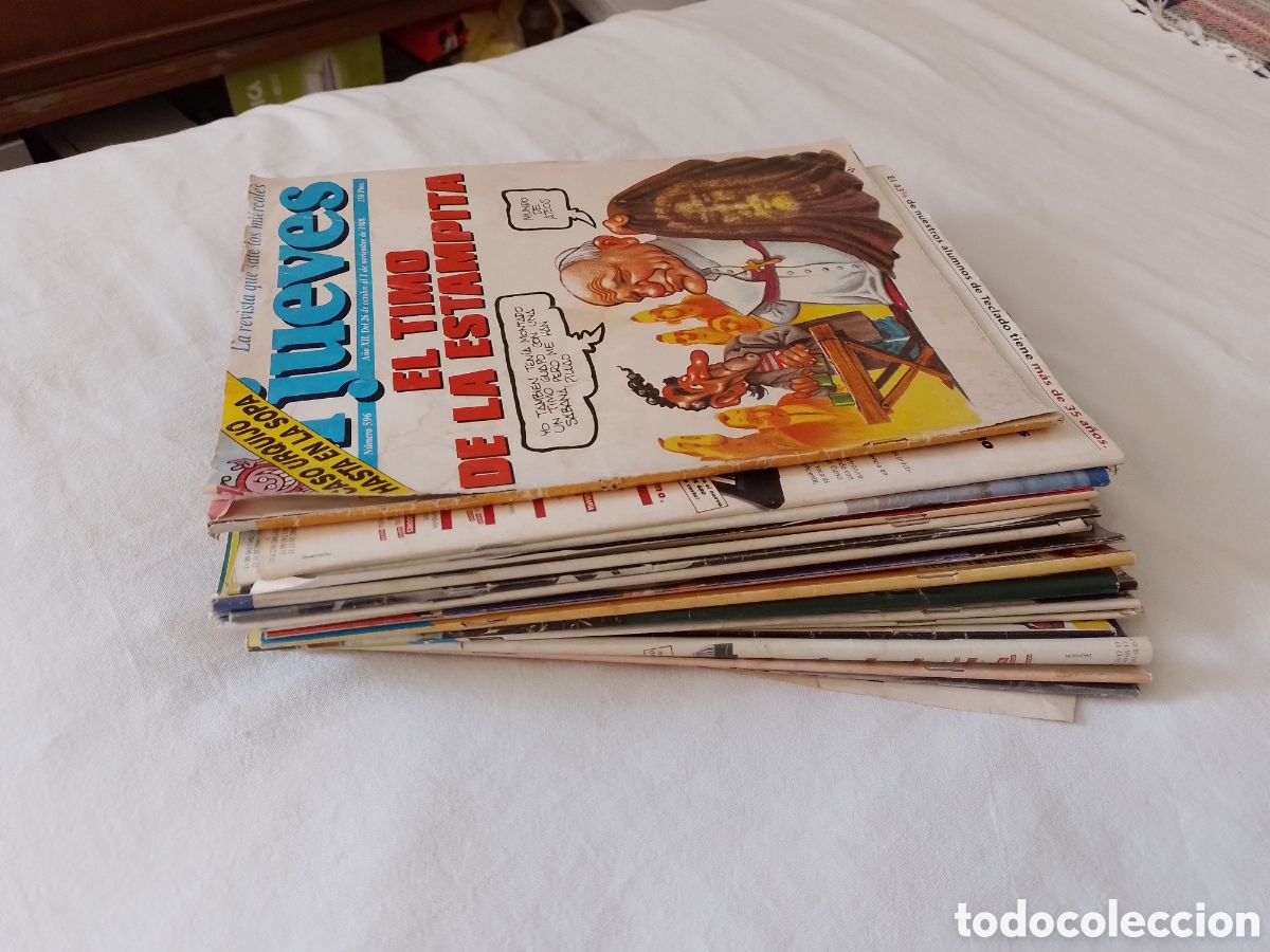 Coleccionismo de Revista El Jueves: Lote 20 revistas El jueves+5 manda guebos