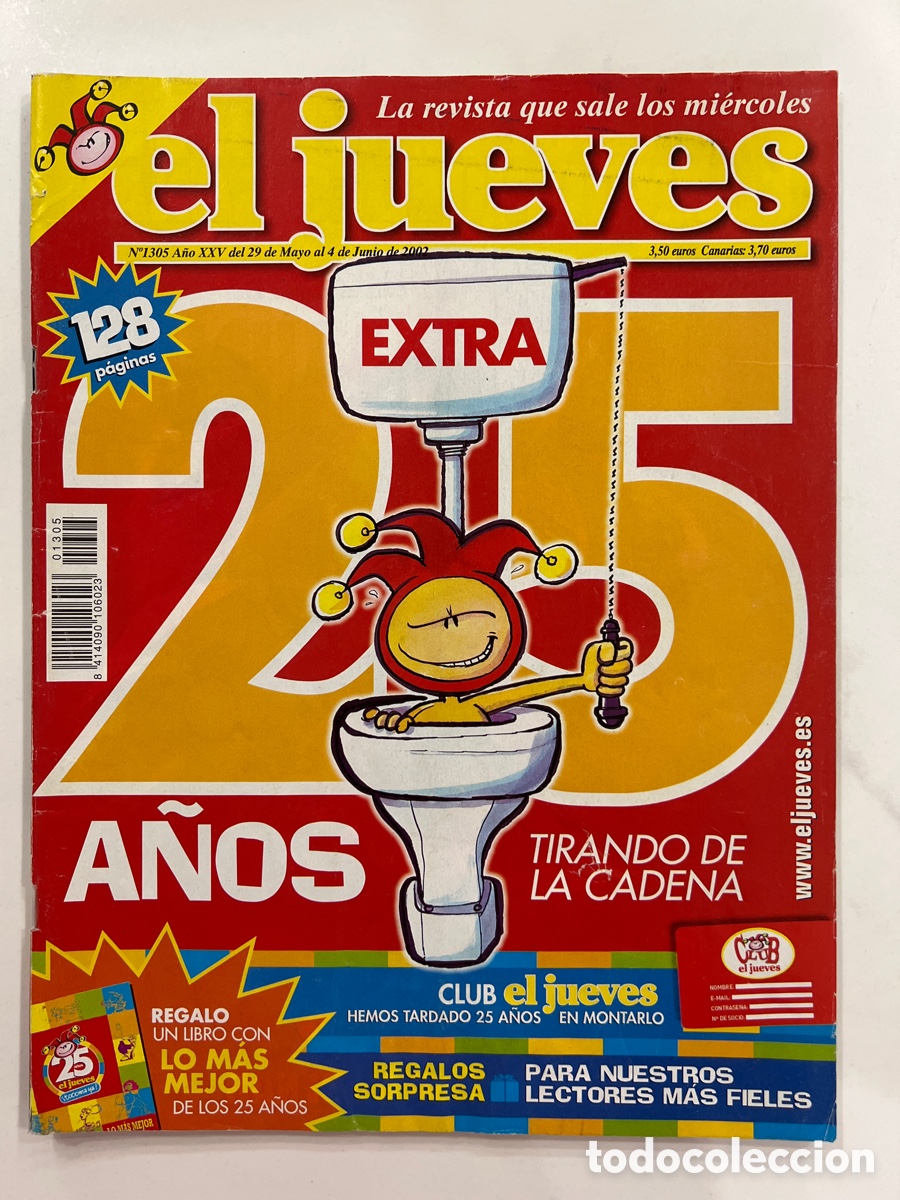 Collezionismo di Rivista El Jueves: El Jueves - A&ntilde;o 2002 - N&uacute;mero 1305