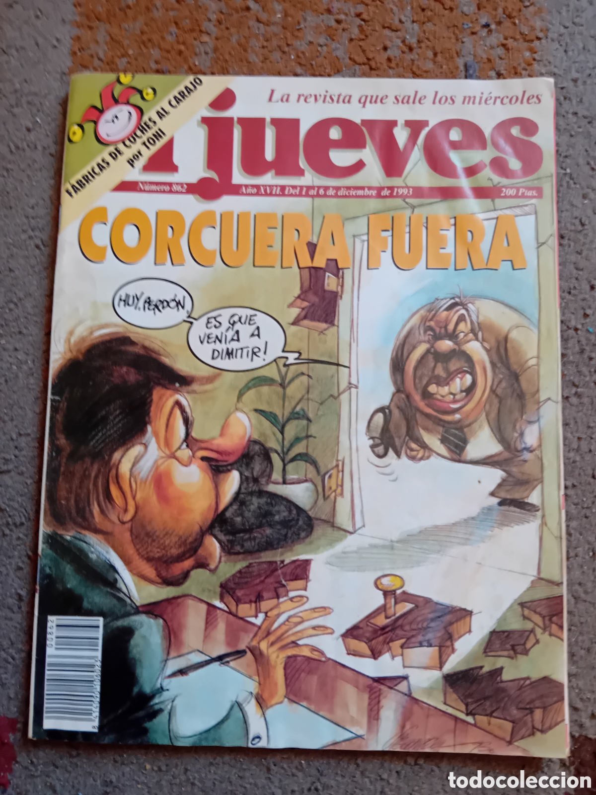 Coleccionismo de Revista El Jueves: Revista El jueves n&deg; 862 diciembre de 1993