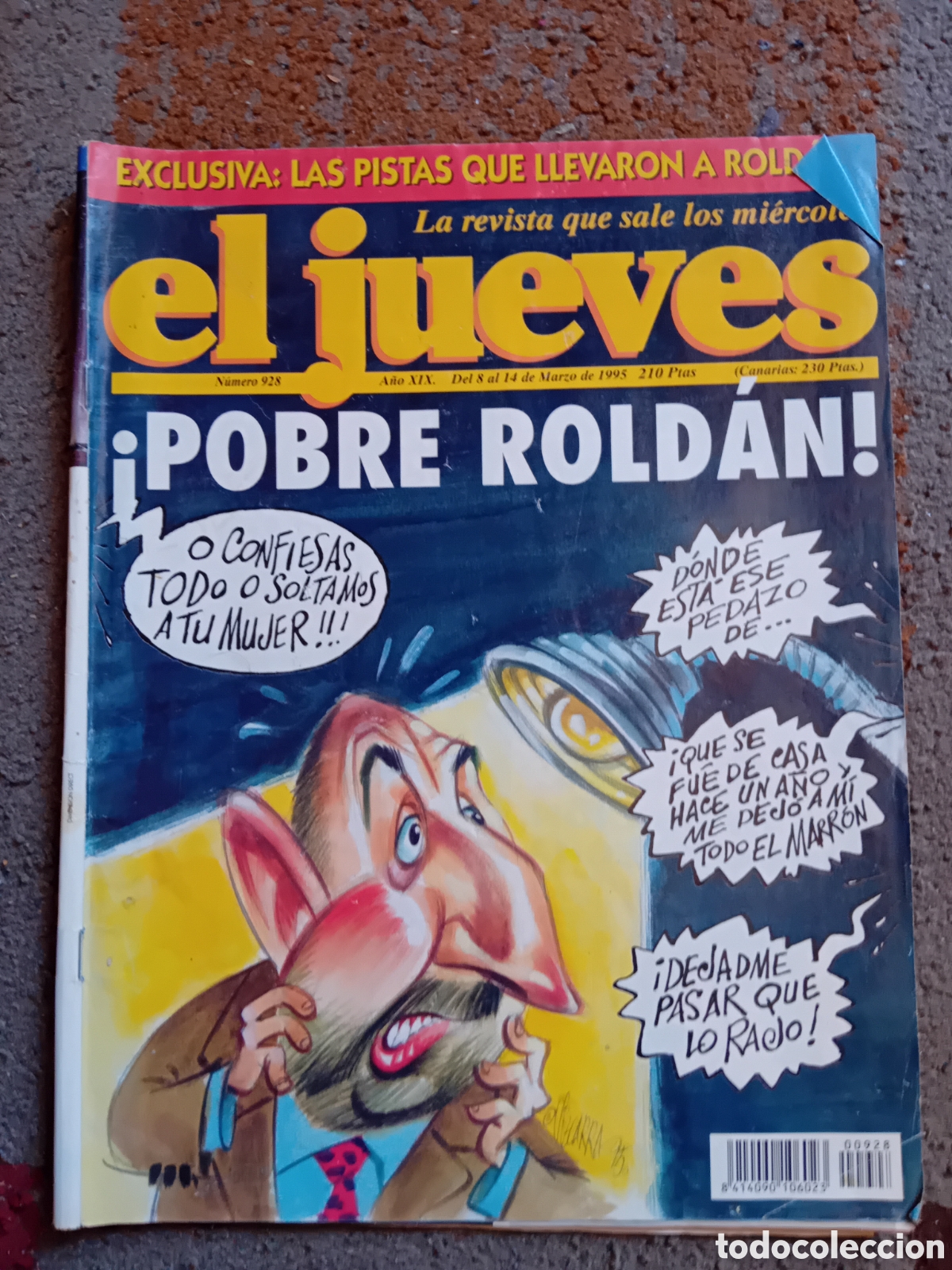 Coleccionismo de Revista El Jueves: Revista El jueves n&deg; 928 marzo de 1995