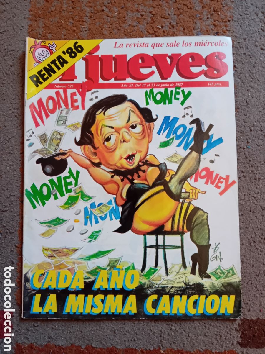 Coleccionismo de Revista El Jueves: Revista El jueves n&deg; 525 febrero de 1987