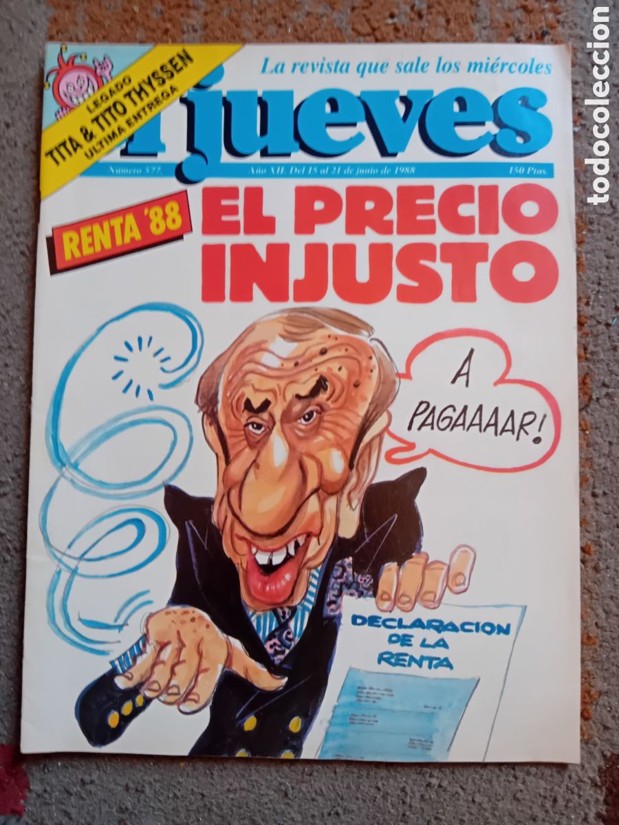 Coleccionismo de Revista El Jueves: Revista El jueves n&deg; 577 febrero de 1988