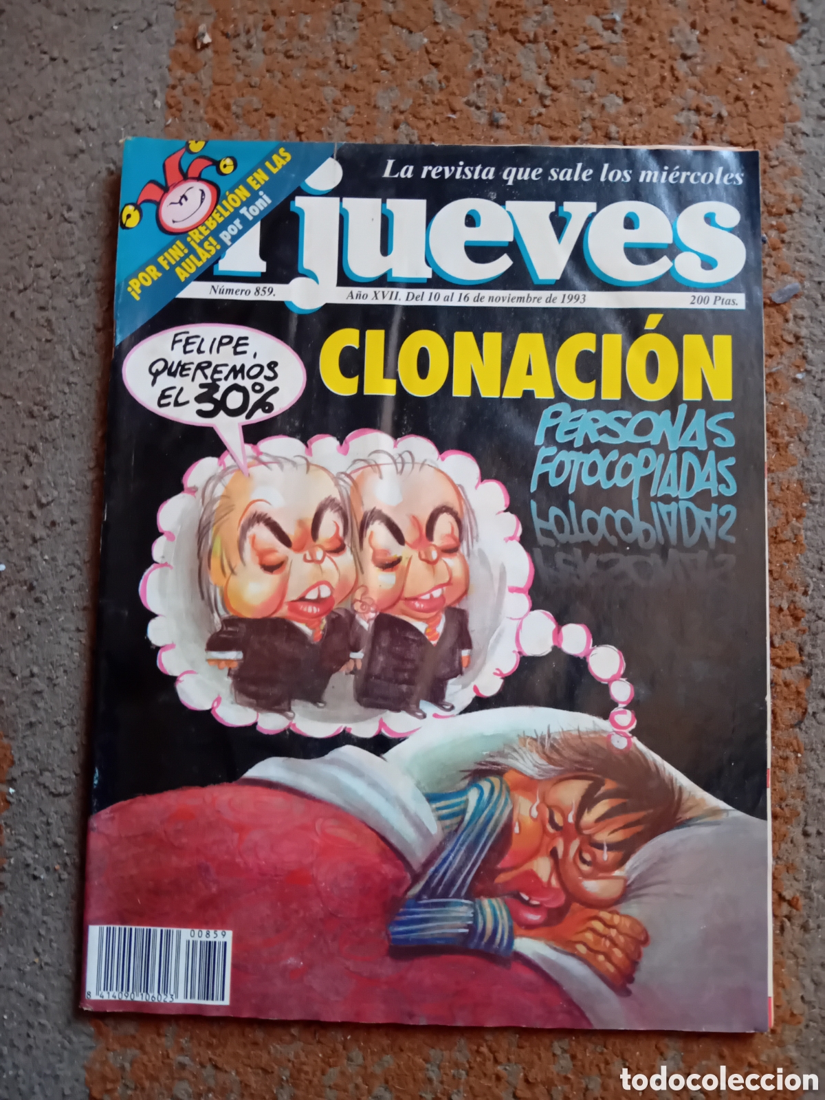 Coleccionismo de Revista El Jueves: Revista El jueves n&deg; 859 noviembre de 1993