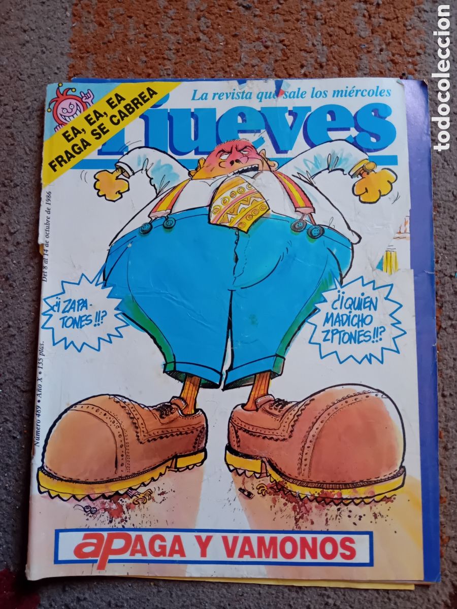 Coleccionismo de Revista El Jueves: Revista El jueves n&deg; 489 octubre de 1986