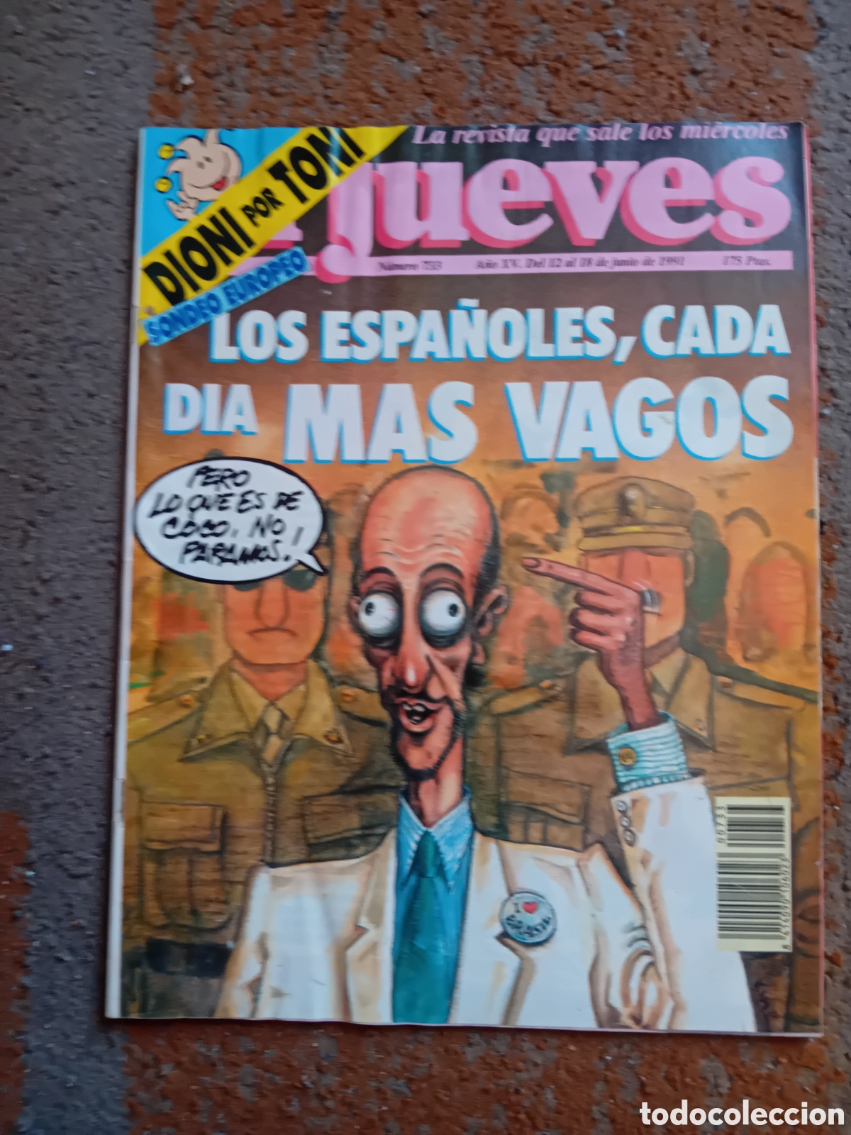 Coleccionismo de Revista El Jueves: Revista El jueves n&deg; 733 junio de 1991