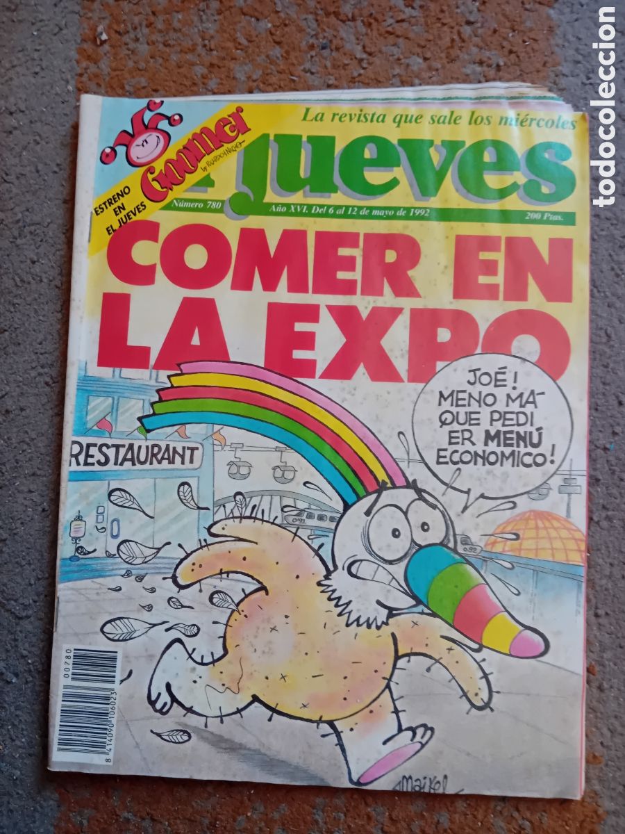Coleccionismo de Revista El Jueves: Revista El jueves n&deg; 780 mayo de 1992