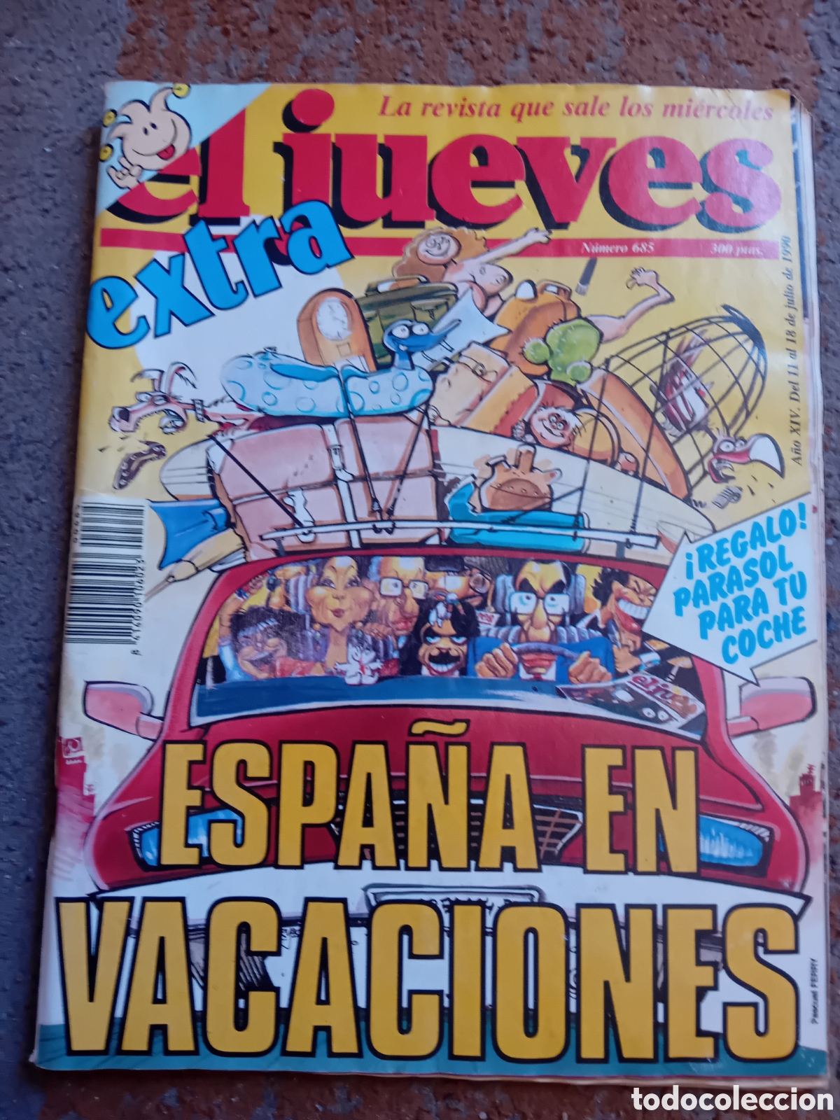 Collection Magazine El Jueves: Revista El jueves n&deg; 685 julio de 1990