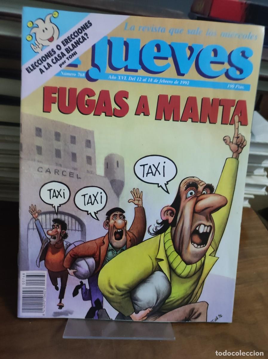 Coleccionismo de Revista El Jueves: El Jueves Fugas a Manta (C&aacute;rcel) 768 1992