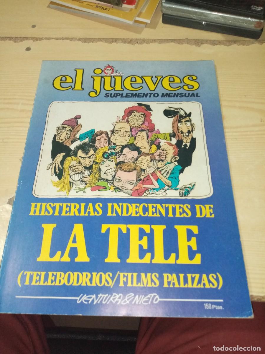 Coleccionismo de Revista El Jueves: EL JUEVES. SUPLEMENTO MENSUAL. HISTERIAS INDECENTES DE LA TELE. C14L.