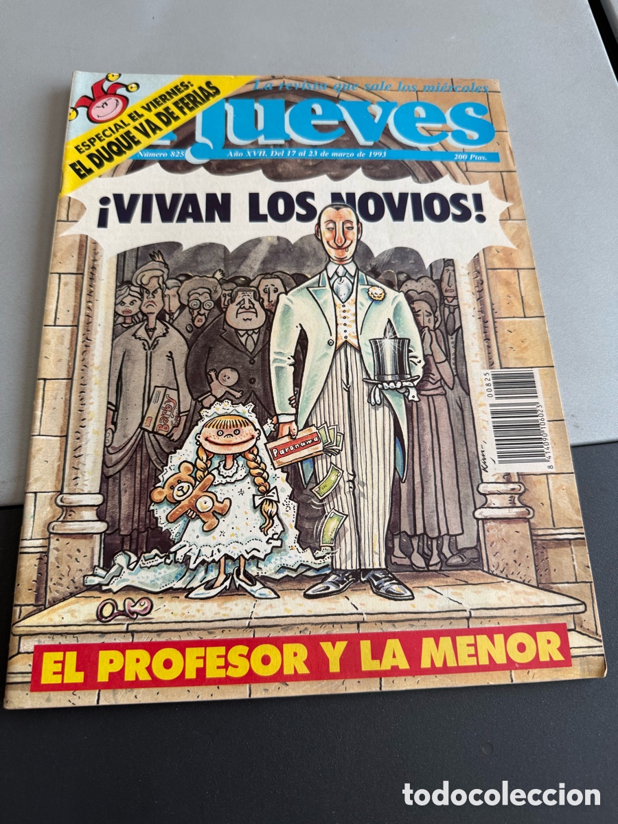 Coleccionismo de Revista El Jueves: EL JUEVES. N 825 &hellip;..
